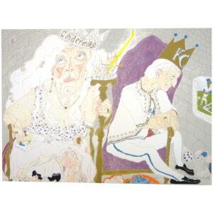 Elisabeth "Grandma" Layton - Cinderella, 1986 Medium: 10 Color Lithograph Edition: 100 Paper: Rives BFK, White Paper Size: 22.25″ x 30.25″ Image Size: Same