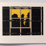 Roger Shimomura - Memories of Childhood, 1999 A handmade book Medium: Color Lithograph bound in a handmade book Edition: 30 Paper: Somerset, Soft White and Japanese Goyu Paper Size: 10″ x 12″ Image Size: 7″ x 10″