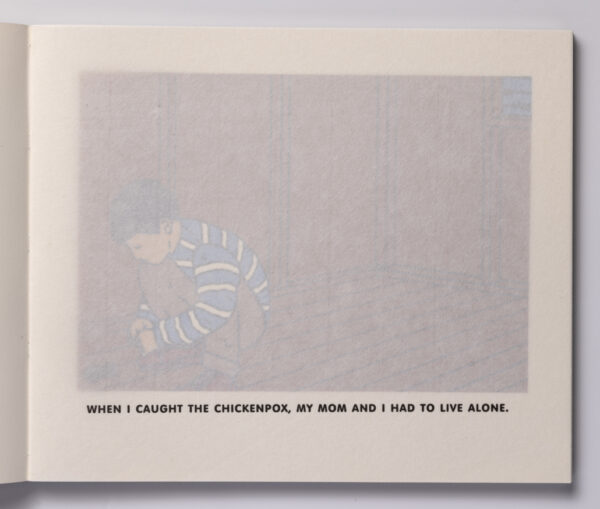 Roger Shimomura - Memories of Childhood, 1999 A handmade book Medium: Color Lithograph bound in a handmade book Edition: 30 Paper: Somerset, Soft White and Japanese Goyu Paper Size: 10″ x 12″ Image Size: 7″ x 10″