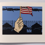 Roger Shimomura - Memories of Childhood, 1999 A handmade book Medium: Color Lithograph bound in a handmade book Edition: 30 Paper: Somerset, Soft White and Japanese Goyu Paper Size: 10″ x 12″ Image Size: 7″ x 10″