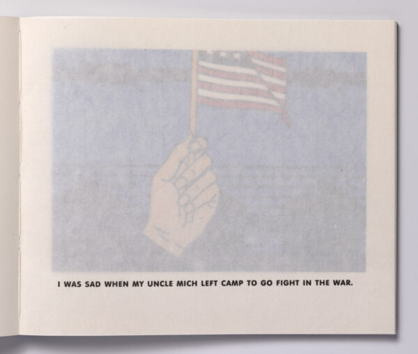 Roger Shimomura - Memories of Childhood, 1999 A handmade book Medium: Color Lithograph bound in a handmade book Edition: 30 Paper: Somerset, Soft White and Japanese Goyu Paper Size: 10″ x 12″ Image Size: 7″ x 10″