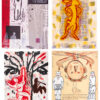 Jaune Quick-To-See Smith - Survival, suite of four, 1996 Medium: 4 Lithographs Edition: 50 Paper: Arches Cover, White Paper Size: 36″ x 24.75″ Image Size: Same