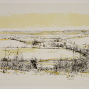 Robert Sudlow- North View, 1983 Medium: Lithograph Edition: 31 Paper: Rives BFK, White Paper Size: 15" x 21"