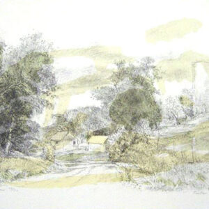 Robert Sudlow - Lucken’s Place, 1984 Medium: 4 Color Lithograph Edition: 56 Paper: Rives BFK, White Size: 11" x 18"