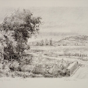 Robert Sudlow - Touy Creek, 1987 Medium: Lithograph Edition: 125 Paper: Rives BFK, White Paper Size: 9 1/2″ x 11 1/2″ Image Size: 7 1/2" x 10"