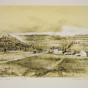 Robert Sudlow - Price's Farm, 1989 Medium: Lithograph Edition: 35 Paper: Rives BFK, White Paper Size: 9 1/2” x 11 1/2” Image Size: 7 3/4” x 10” (approximate)