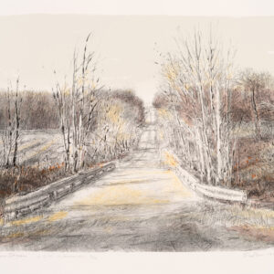 Robert Sudlow - Sycamore Stream, 1995 Medium: Lithograph Edition: 40 Paper: Rives BFK, White Paper Size: 15” x 19.5” Image Size: 13” x 17” (approximate)