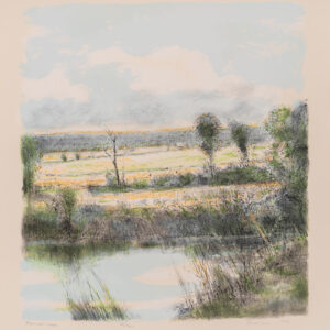 Robert Sudlow - Thunder Heads, 1996 Medium: Lithograph Edition: 30 Paper: Arches Cover, Buff Paper Size: 19.75” x 17.5” Image Size: 17” x 15.25”
