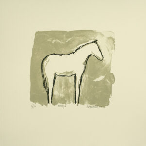 Theodore Waddell - Woody I, 2007 Medium: Lithograph Edition: 50 Paper: Somerset, Antique Paper Size: 15.25″ x 15″ Image Size: 8″ x 8.75″ (irregular)