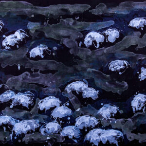 Theodore Waddell - Osage Beach State II, 1994 Medium: Color Lithograph Edition: 30 Papers: Arches Cover, Black Paper Size: 22.5” x 30” Image Size: Same